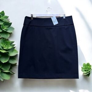 NEW Cabi Skirt Sz 14 Style #225 Solid All Black Downtown Classic Work Office
